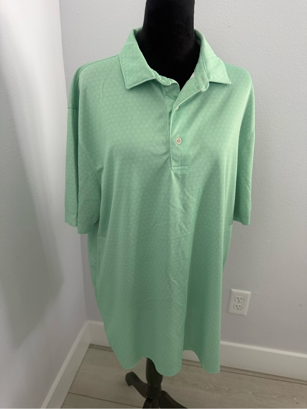 Classic Men's Polo in Mint Green